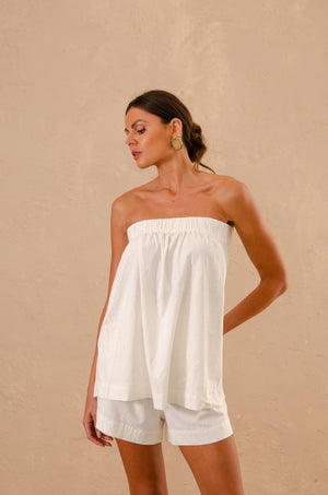 Top Tropea Off White