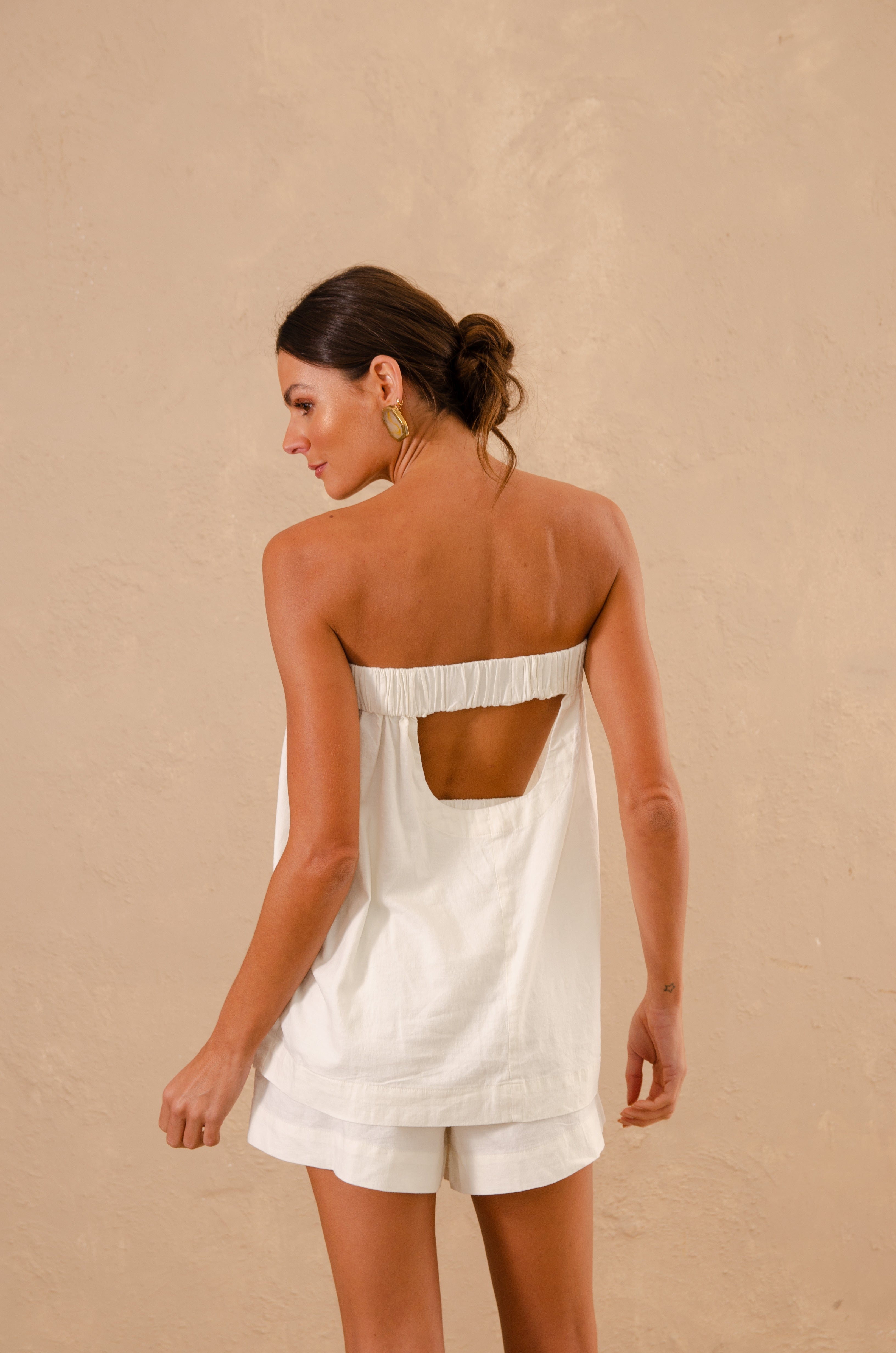 Top Tropea Off White