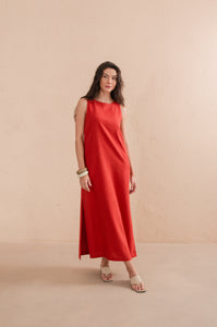 Red Sara Dress 