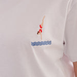 Embroidered Swimmers T-shirt