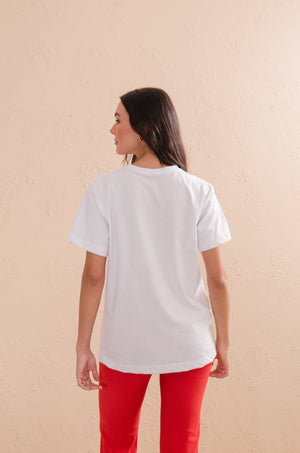 Embroidered Swimmers T-shirt